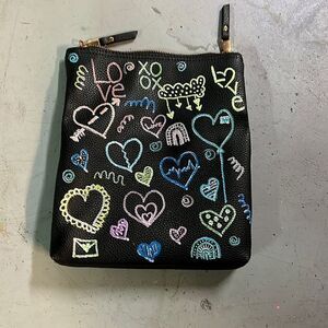 Graffiti Custom Miztique Faux Leather Clutch